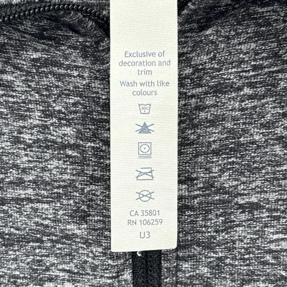 Lululemon Jacket Mens 2XL Gray Full Zip Surge Hooded Sweatshirt Athletic Running - Picture 6 of 14